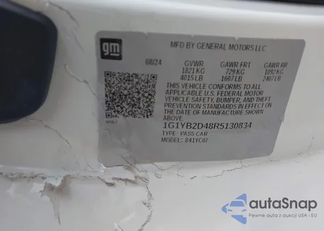 2024 Chevrolet Corvette Stingray Rwd 2Lt from USA, damaged, VIN 1G1YB2D48R5130834